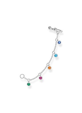 Thomas Sabo helix örhänge colourful stones, silver EC0025-477-7
