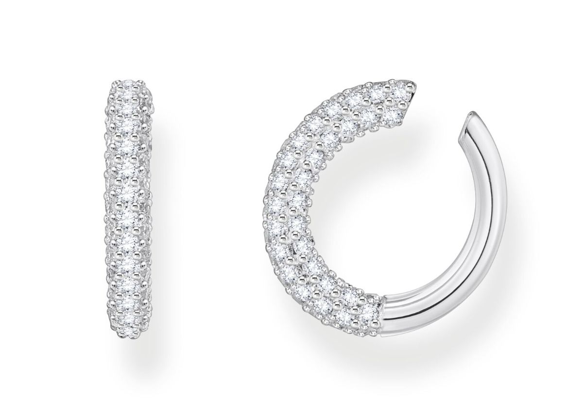 Thomas Sabo Sparkling White helix örhängen EC0029-051-14