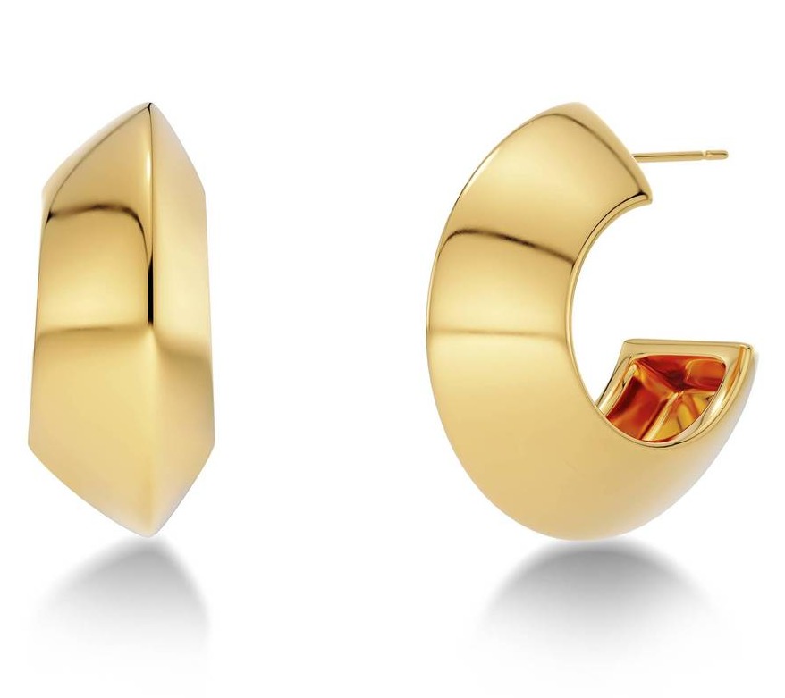 Edblad Bead creolörhängen L guldfärgade 127514