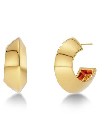 Edblad Bead creolörhängen L guldfärgade 127514