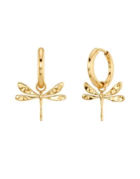Edblad Dragonfly hoops guld örhängen 132139