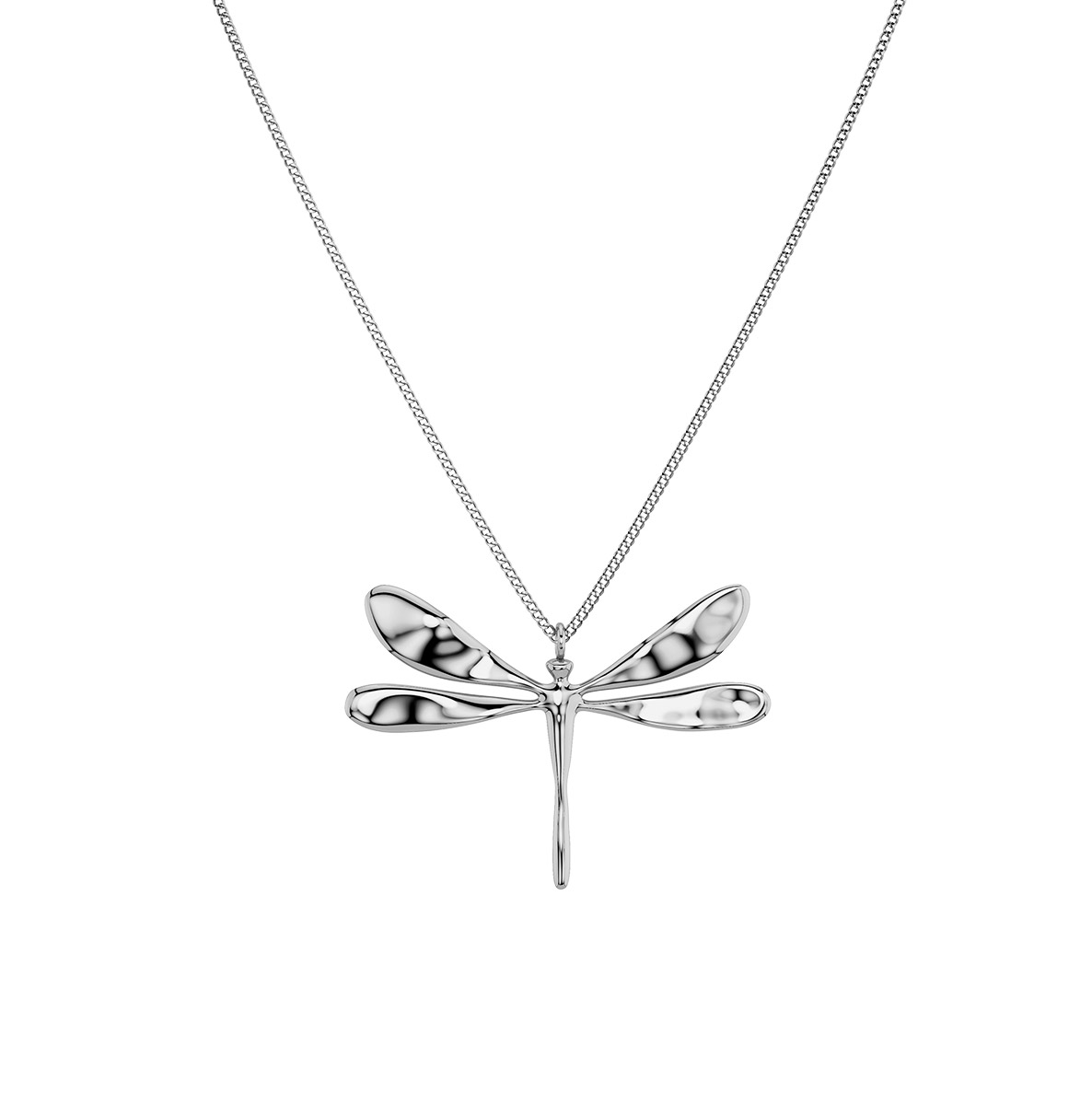 Edblad Dragonfly halsband L stål 132146