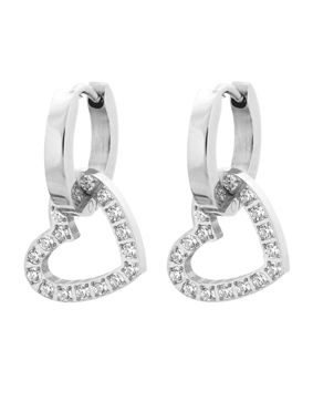 Edblad Eternal Heart Earrings Steel hjärtörhängen 125908