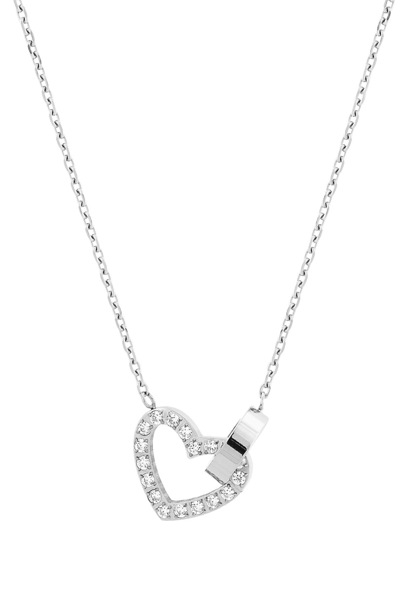 Edblad Eternal Heart Necklace Steel hjärthalsband 125914