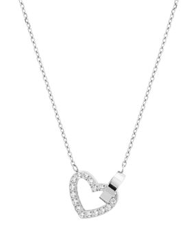 Edblad Eternal Heart Necklace Steel hjärthalsband 125914