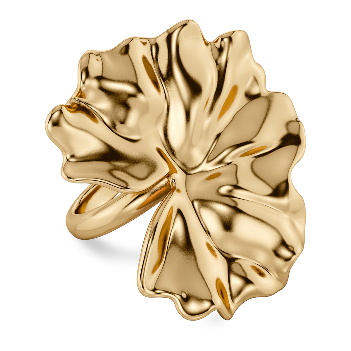 Edblad Gerana ring guldpläterad 130253