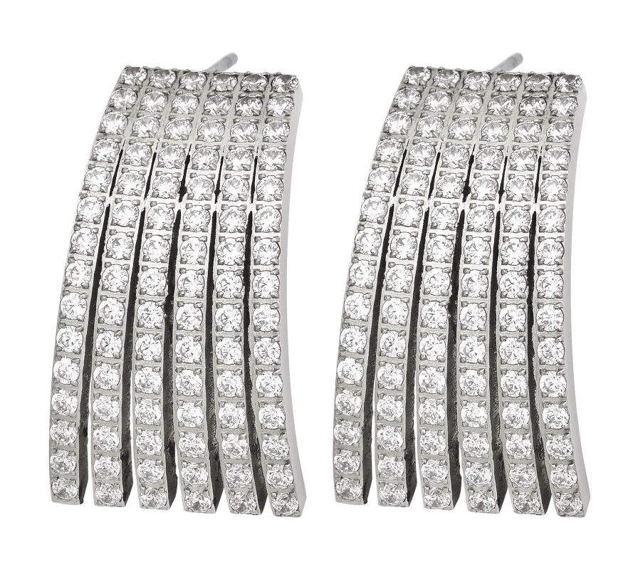Edblad Glow Festive Studs L Steel örhängen 122842