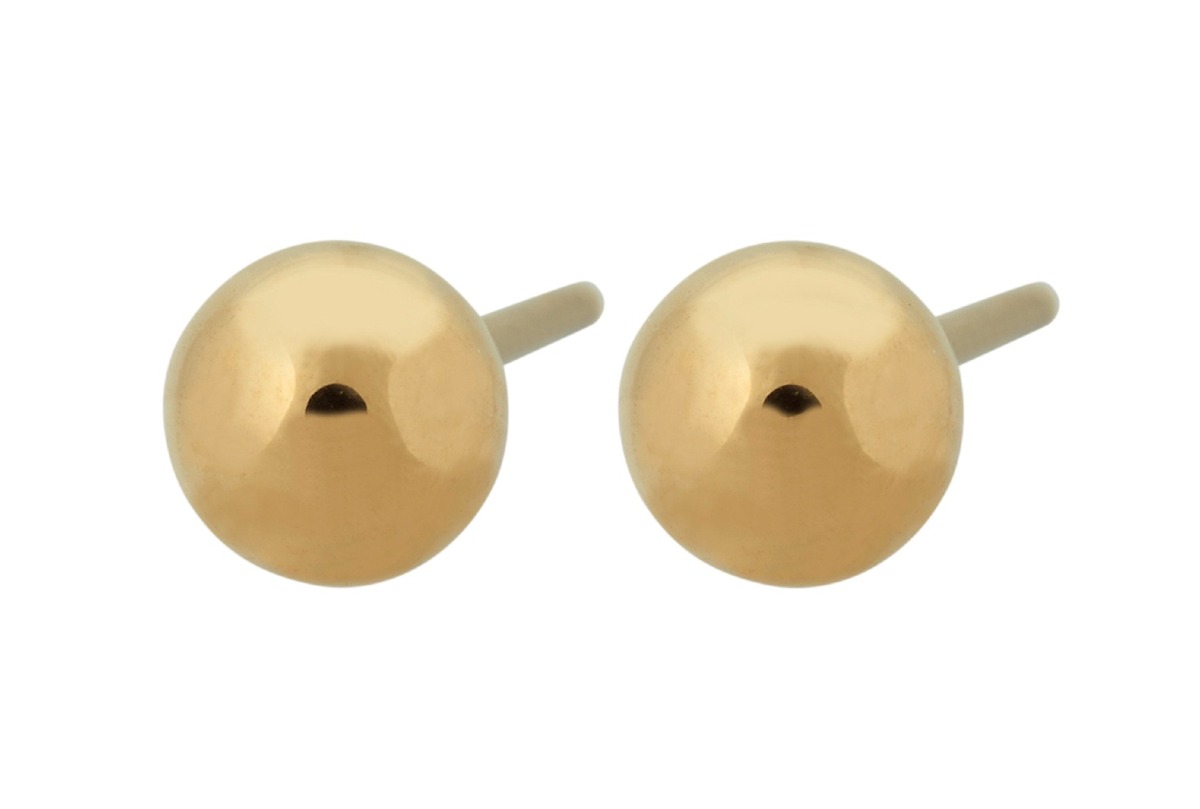 Edblad Plain Studs M Gold Kulörhängen 126143
