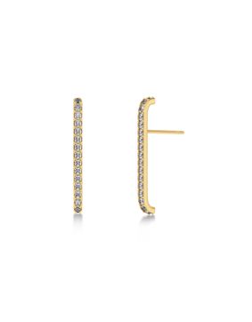 Edblad Plié Lobe Studs guldpläterade örhängen 129461