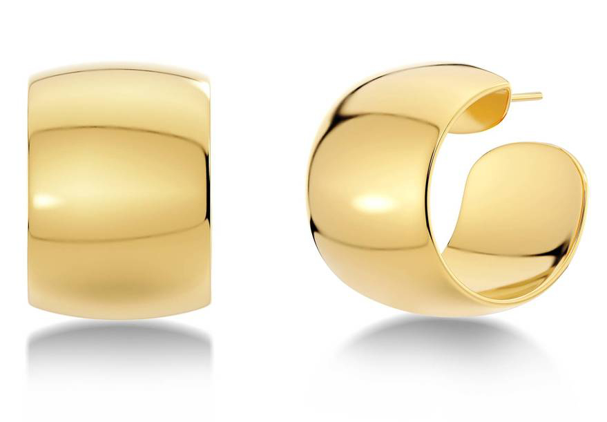 Edblad Prime creolörhängen L guldfärgade 127574