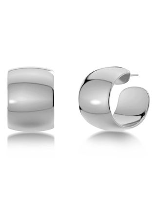 Edblad Prime creolörhängen L Steel 127575