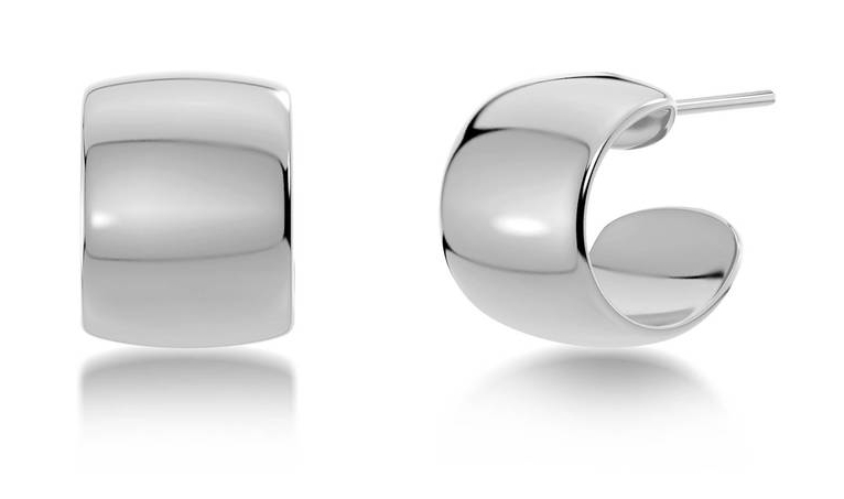 Edblad Prime creolörhängen S Steel 127573