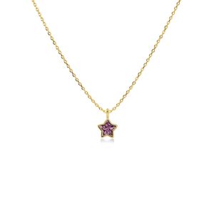 Edblad Star Sparkle barn halsband Pink guldfärgad 127610 main product photo