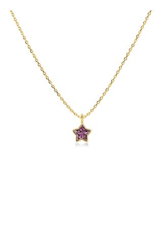 Edblad Star Sparkle barn halsband Pink guldfärgad 127610