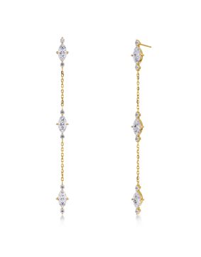 Edblad Trinny örhängen guldfärgade 127874