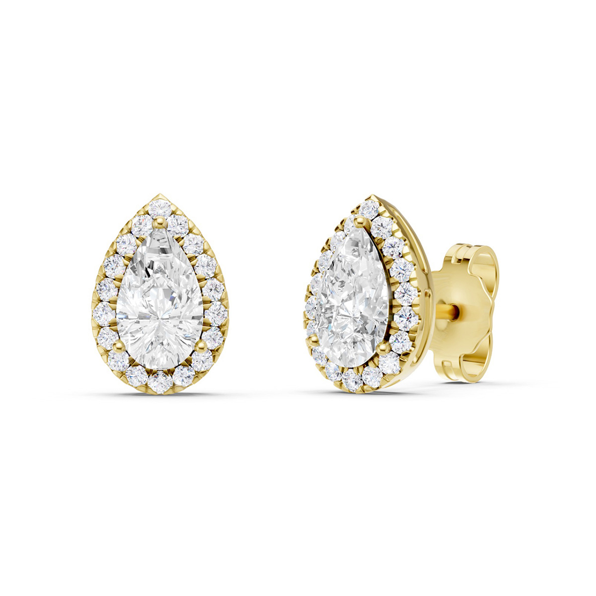 Midem Amsterdam diamantörhängen 1.00ct guld