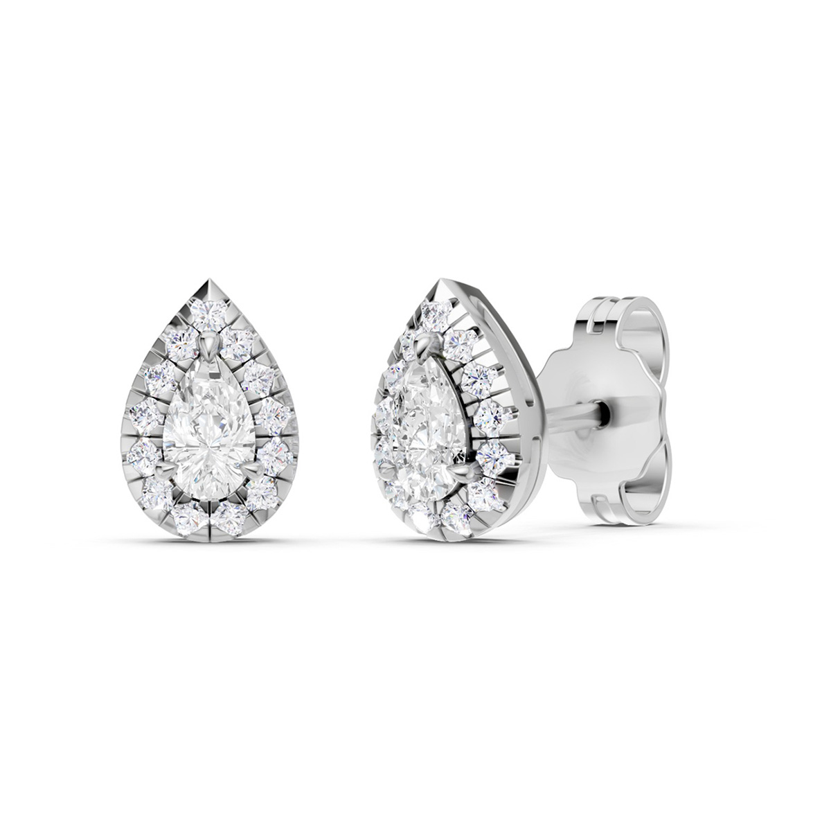 Midem Amsterdam diamantörhängen 0.33ct vitt guld