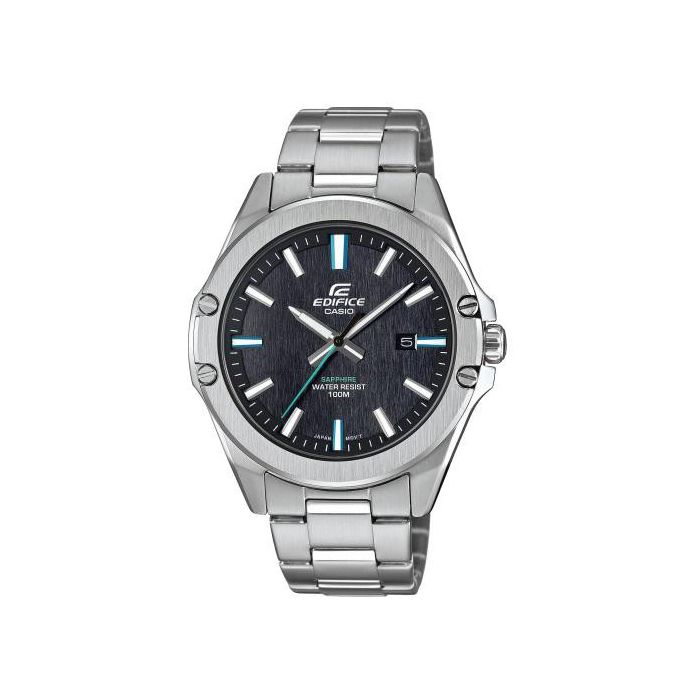 Casio EDIFICE EFR-S107D-1AVUEF Flat design Sapphire 3 hands main product photo