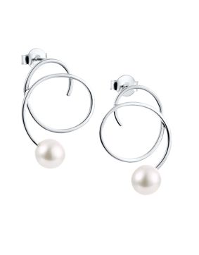 Efva Attling Little Curly Pearly pärlörhängen 12-100-02095-0000