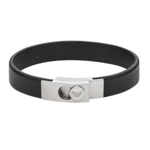 Emporio Armani Couples läder-stålarmband EGS3087040 main product photo