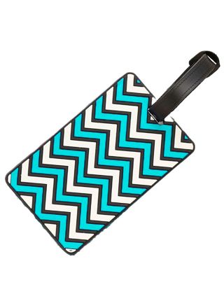 Tiera bagagelapp Light Blue Wave