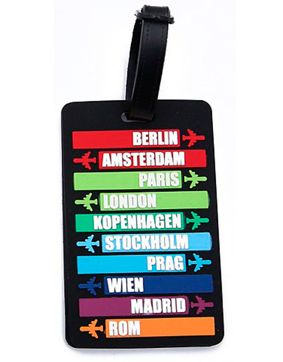 Tiera bagagelapp Black Berlin