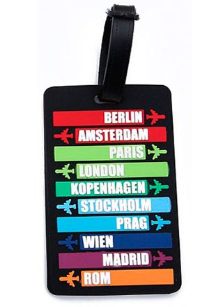 Tiera bagagelapp Black Berlin