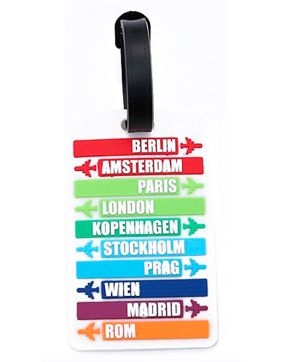 Tiera bagagelapp White Berlin