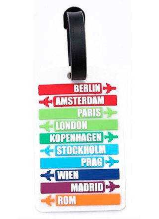 Tiera bagagelapp White Berlin