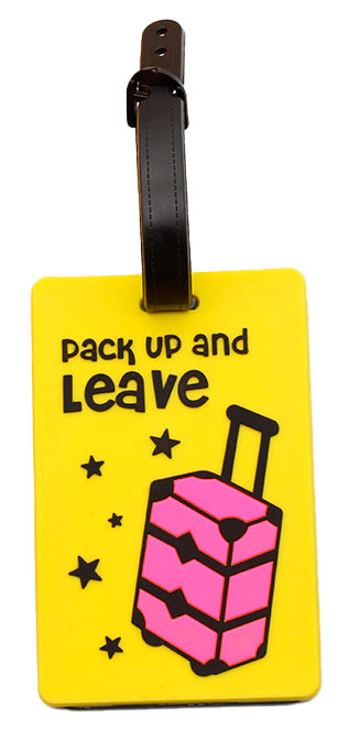 Tiera bagege ID-tag Yellow Luggage