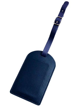 Tiera tag till bagage konstläder Dark BLue