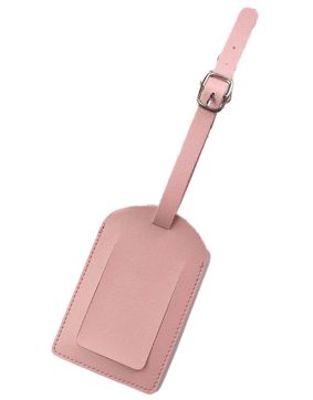 Tiera tag till bagage konstläder Pink