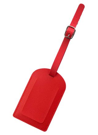 Tiera tag till bagage konstläder Red