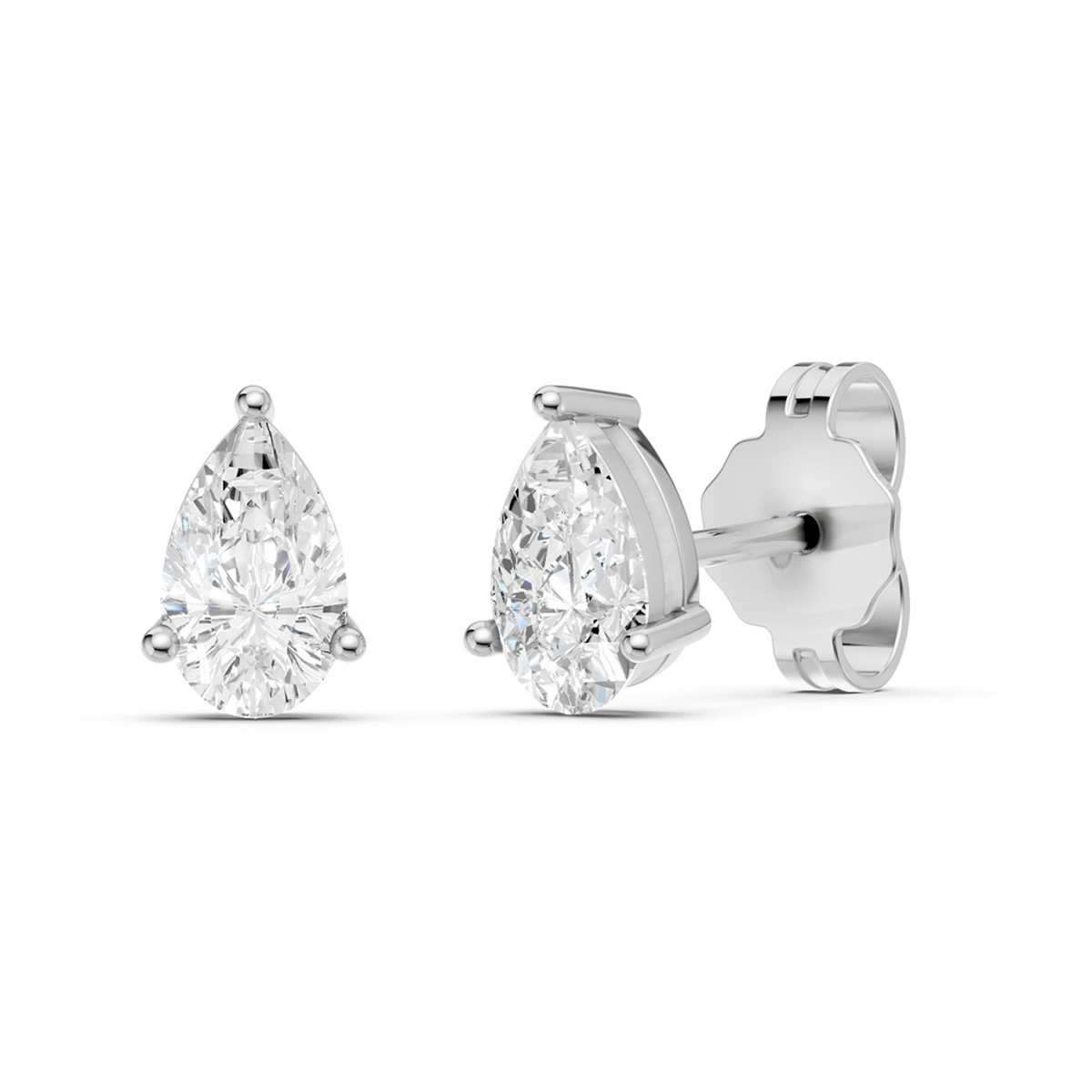 Midem Oslo diamantörhängen vitt guld 0.50ct