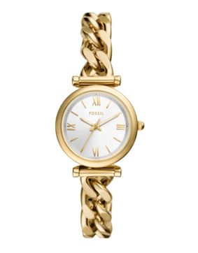 Fossil Carlie 3-hand Yellow gold ES5329