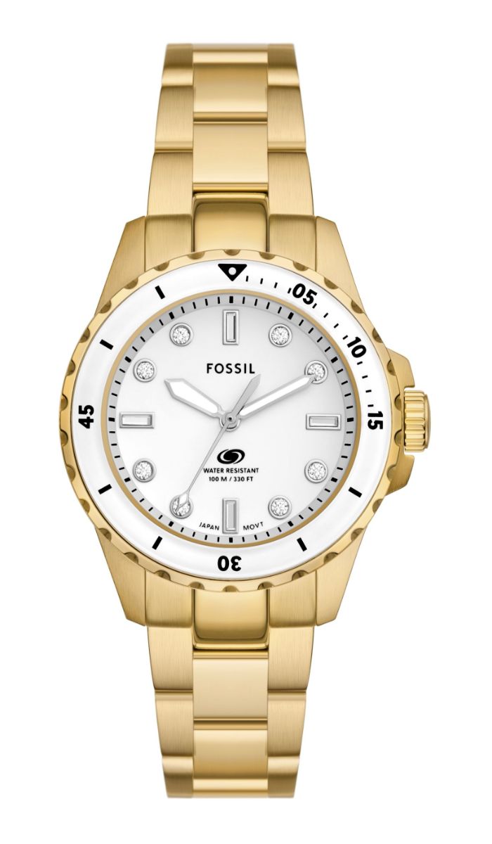 Fossil Blue gold toned stainless steel ES5350