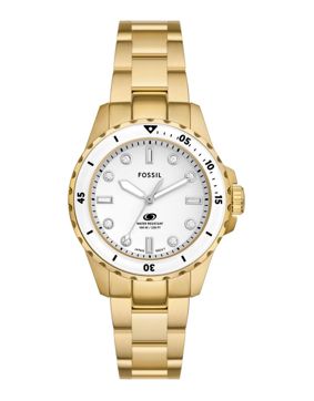 Fossil Blue gold toned stainless steel ES5350