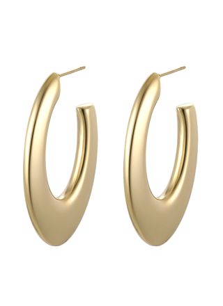 Lykka Strong förgyllda stålörhängen 32mm