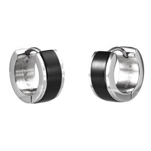 Lykka Strong tvåfärgad 13 mm huggie stålörhängen  main product photo