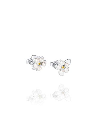 Efva Attling Förgätmigej silverörhängen 12-100-02343-0000