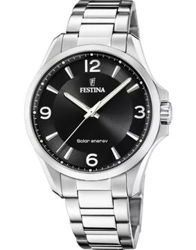 Festina Petite black solar gents herrklocka F20656/4