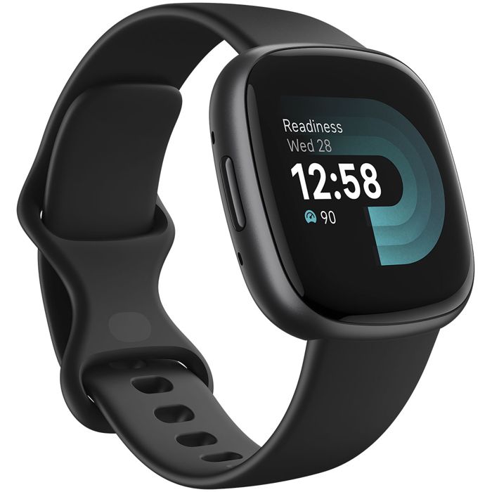 Fitbit Versa 4 smartwatch Black/Graphite main product photo