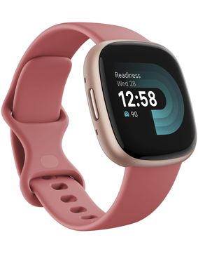 Fitbit Versa 4 smartwatch Pink Sand / Copper Rose