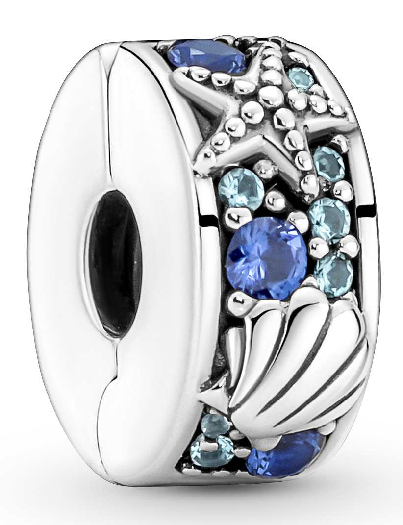 Pandora Moments Fixed clips charm Tropical Starfish & Shell klämstopp 791678C01