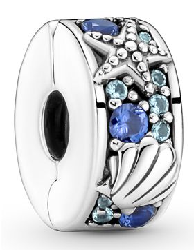 Pandora Moments Fixed clips charm Tropical Starfish & Shell klämstopp 791678C01