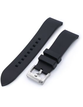 MiLTAT Straight End Black gummiarmband FKM01A