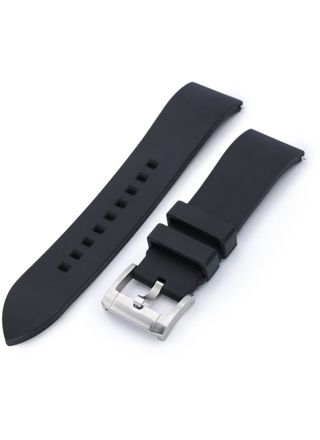 MiLTAT Straight End Black gummiarmband FKM01A