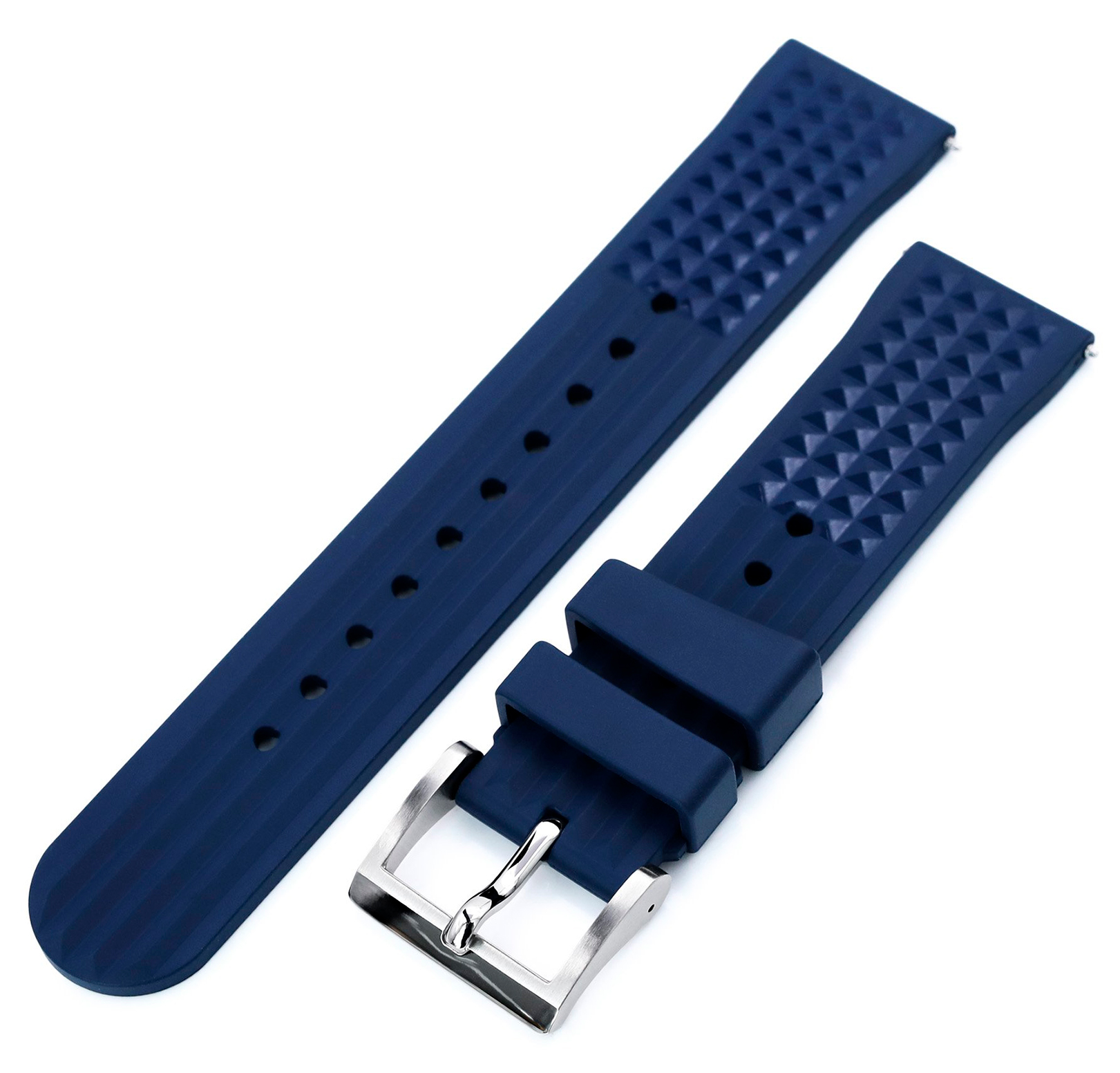 MiLTAT Chaffle Navy Blue FKM fluorgummiarmband