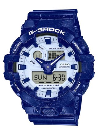 Casio G-Shock Blue and White Pottery Limited Edition GA-700BWP-2AER
