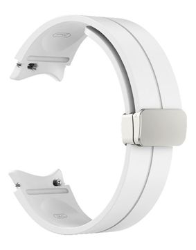 Tiera Samsung Galaxy Watch4 och Watch5 silikonarmband vit